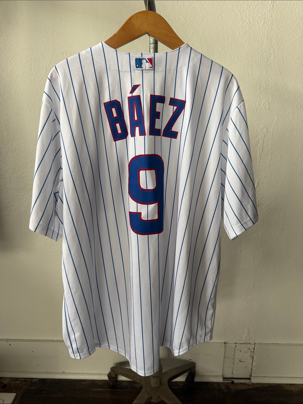 Nike 2021 Javier Báez Chicago Cubs White Home Team Jersey Size XL